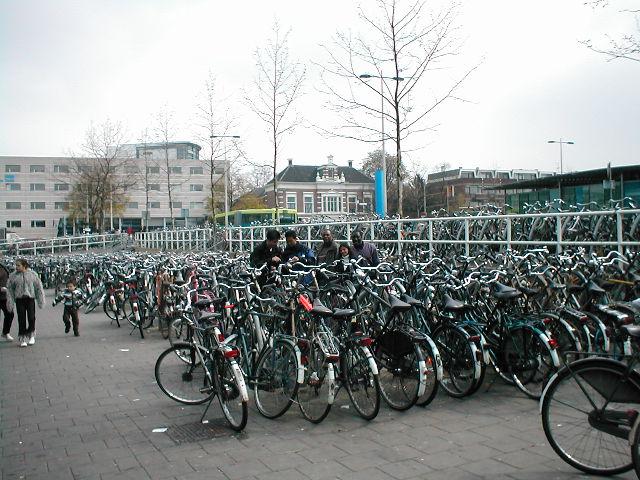Outside a Dutch Station