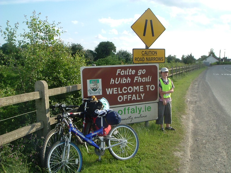 Entering the Queen of Counties at Edenderry