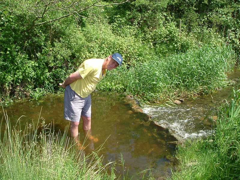 Paddling, unknown stream, Galway