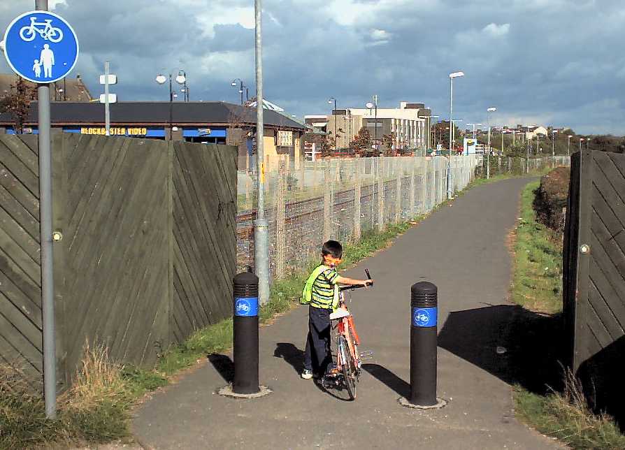 Morecambe, start of a superb cycle route and trip